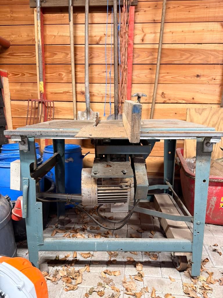 Zaagtafel, Doe-het-zelf en Verbouw, Gereedschap | Zaagmachines, Ophalen, Gebruikt, 70 mm of meer, Overige typen