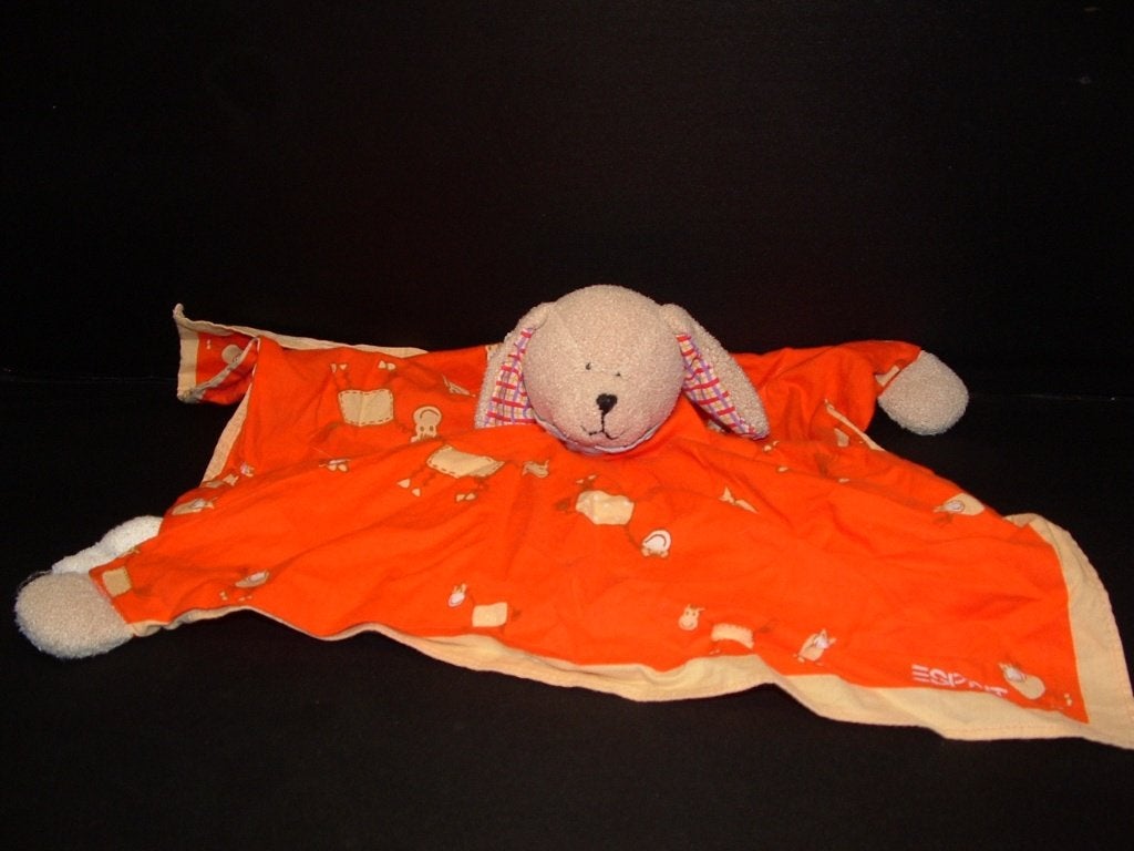 ESPRIT HOND KNUFFELDOEKJE BADSTOF BEIGE HOOFD MET BONT, Nieuw, Hond, Wasbaar, Middelgroot (20 tot 80 cm)