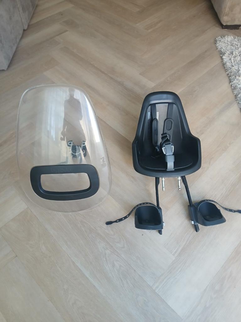 Bobike Mini One Voorzitje met Windscherm, Fietsen en Brommers, Fietsaccessoires | Fietsstoeltjes, Ophalen of Verzenden