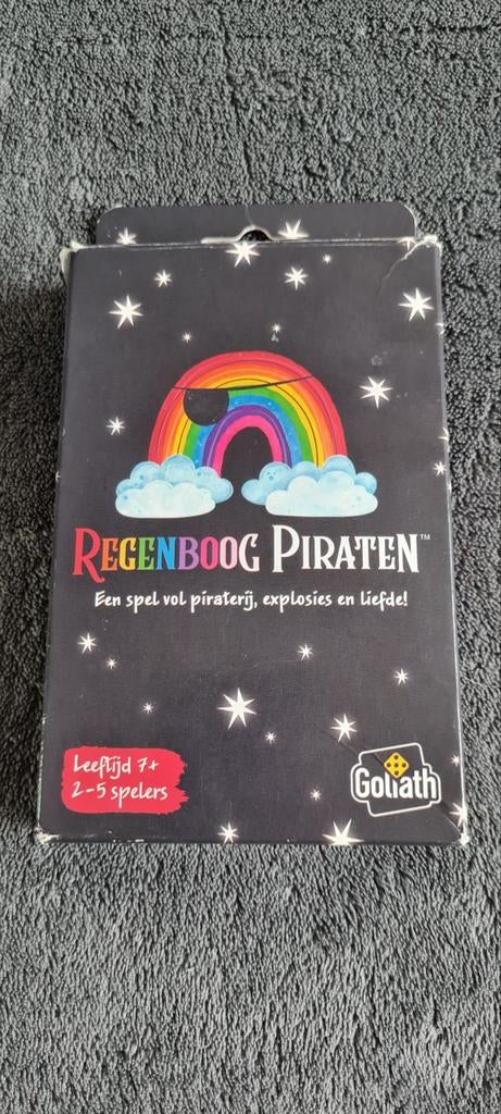 Regenboog Piraten Kaartspel - Goliath (Nieuwstaat), Vijf spelers of meer, Ophalen, Zo goed als nieuw, Goliath