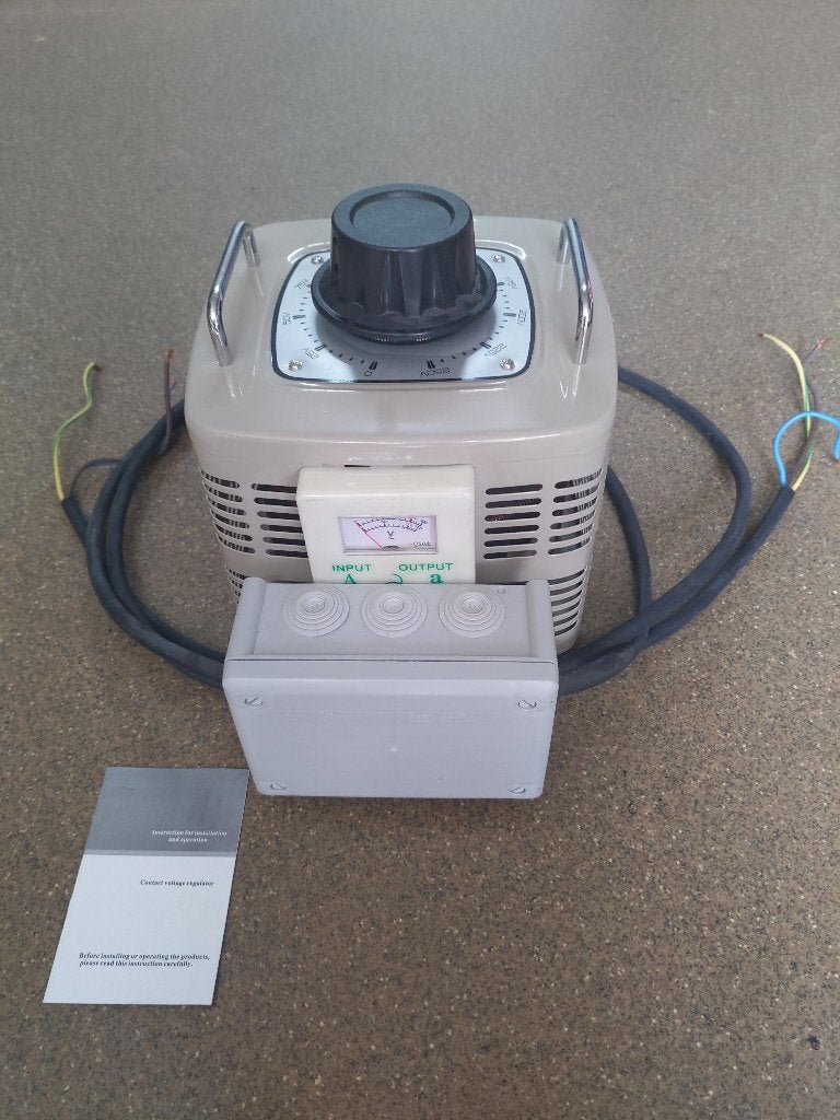 Variac - Regelbare Trafo - 5 kW - 20 A - 0 V ~ 250 V, Ophalen, Zo goed als nieuw, Overige typen