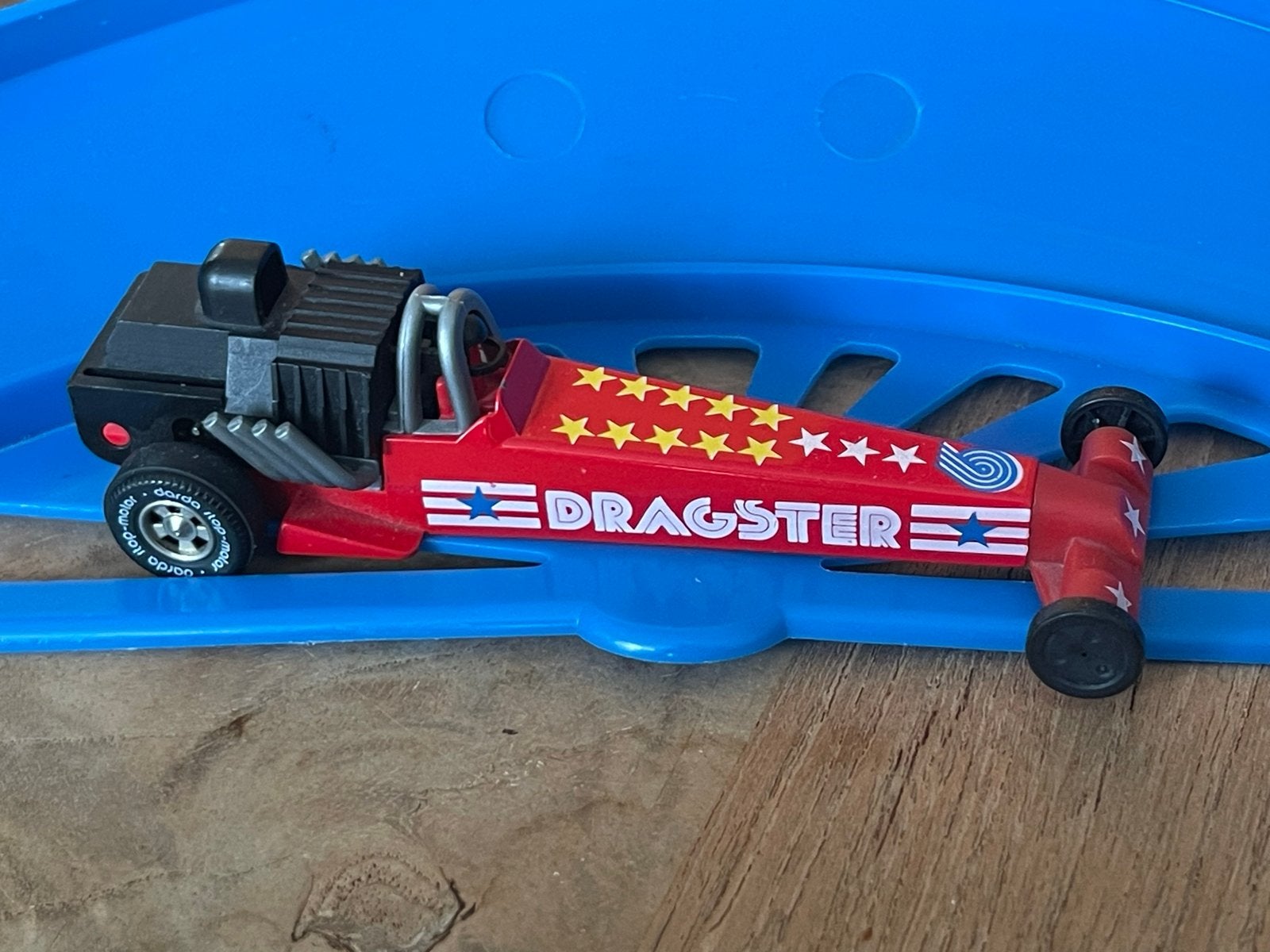 Darda Motor Rode Dragster - Vintage Speelgoedauto, Ophalen of Verzenden, Gebruikt