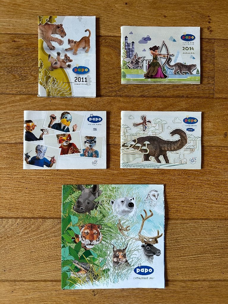 Papo catalogi, Ophalen of Verzenden, Zo goed als nieuw