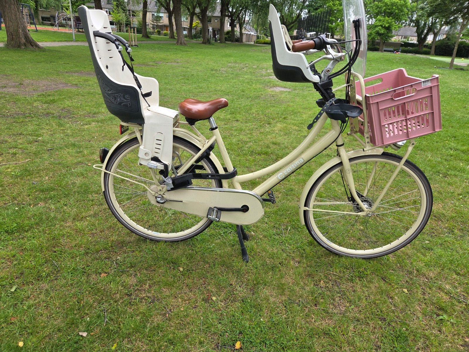 Cortina roots moederfiets, Fietsen en Brommers, Fietsen | Dames | Moederfietsen, Overige merken, Gebruikt, Versnellingen, Ophalen of Verzenden
