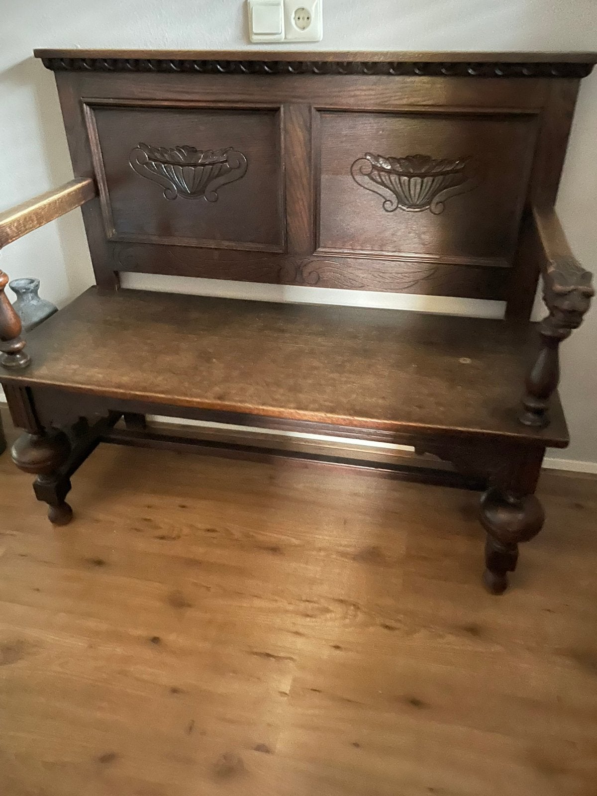 Bankje, antiek, in goede staat., Antiek en Kunst, Antiek | Meubels | Stoelen en Banken, Ophalen