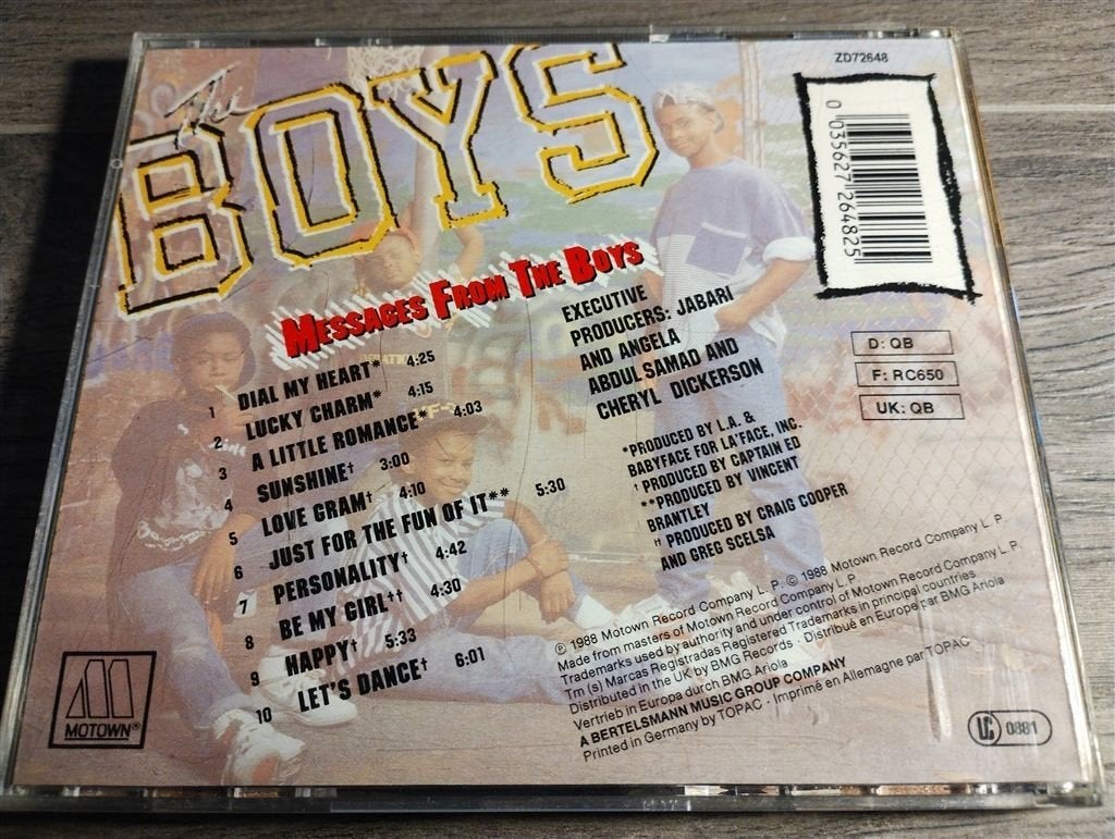 The Boys - Messages From The Boys, Ophalen of Verzenden, Zo goed als nieuw