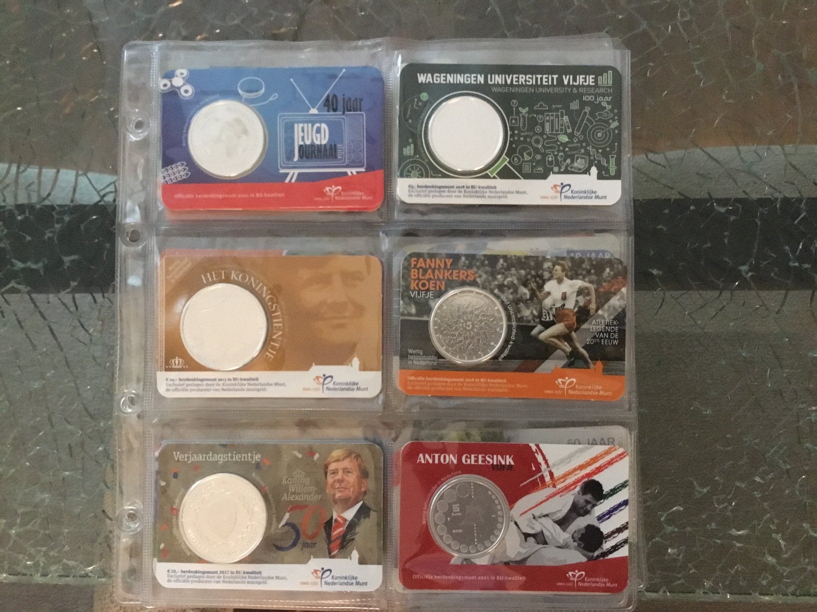 DIVERSE  COINCARDS BU., Ophalen of Verzenden, Overige landen, 2 euro
