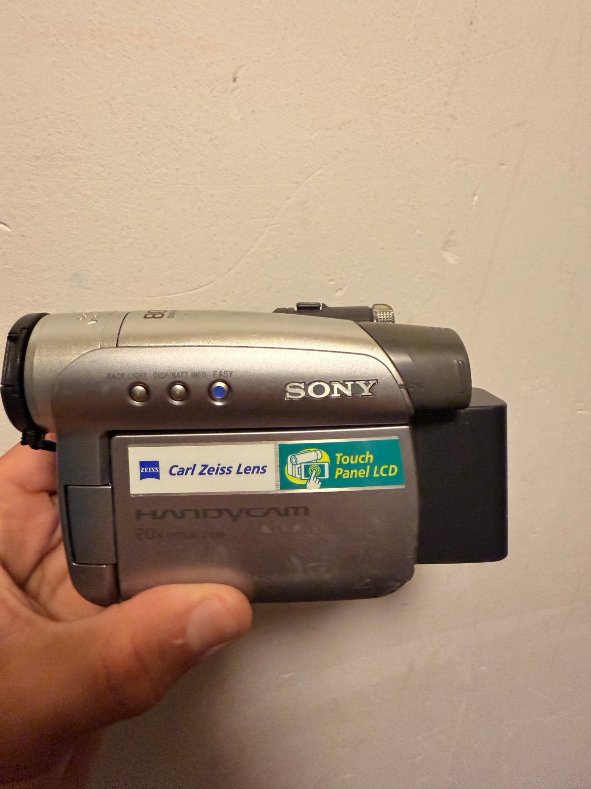Sony Handycam met Carl Zeiss Lens - Vintage Camera, Mini dv, Gebruikt, Verzenden, Minder dan 8x