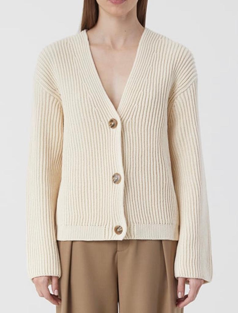 Closed creme katoenen oversized vest maat S, Kleding | Dames, Truien en Vesten, Ophalen of Verzenden, Zo goed als nieuw, Maat 38/40 (M)