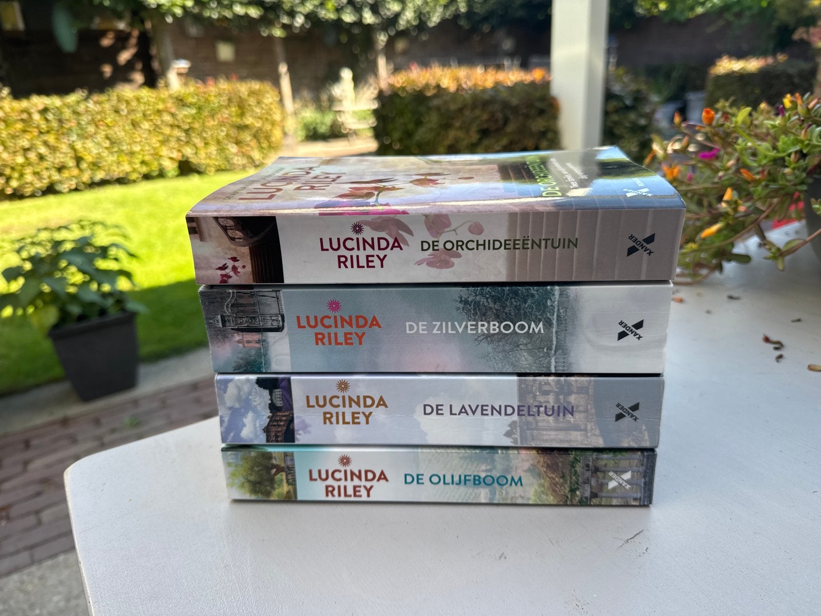 Lucinda Riley boeken: De Orchideeëntuin, De Zilverboom, De L, Boeken, Ophalen of Verzenden, Zo goed als nieuw, Nederland