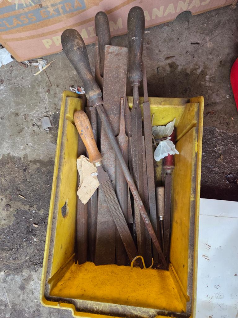 Oude maar goede vijlen set, Antiek en Kunst, Antiek | Gereedschap en Instrumenten, Ophalen of Verzenden