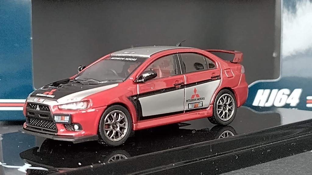 Mitsubishi Lancer Evo X 1:64 Hobby Japan Pol, Auto, ., Hobby Japan, Ophalen of Verzenden