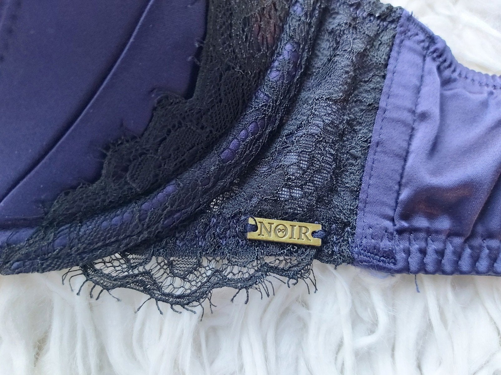 Chique BH van Hunkemoller Noir maat 70C, Hunkemöller, Ophalen of Verzenden, Blauw, BH