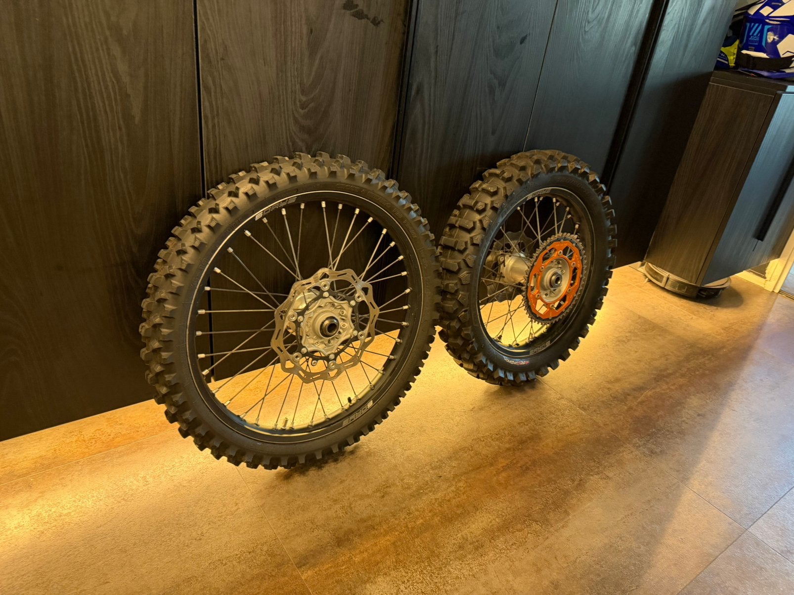 Ktm enduro wielen exc 18/21 inch six days nr445, Motoren, Onderdelen | Merk-onafhankelijk, Gebruikt, Ophalen of Verzenden