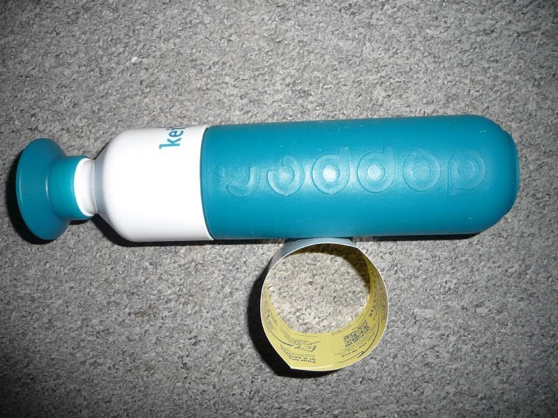 Waterfles Dopper opschrift Keischoon, Sport en Fitness, Ophalen of Verzenden, Nieuw