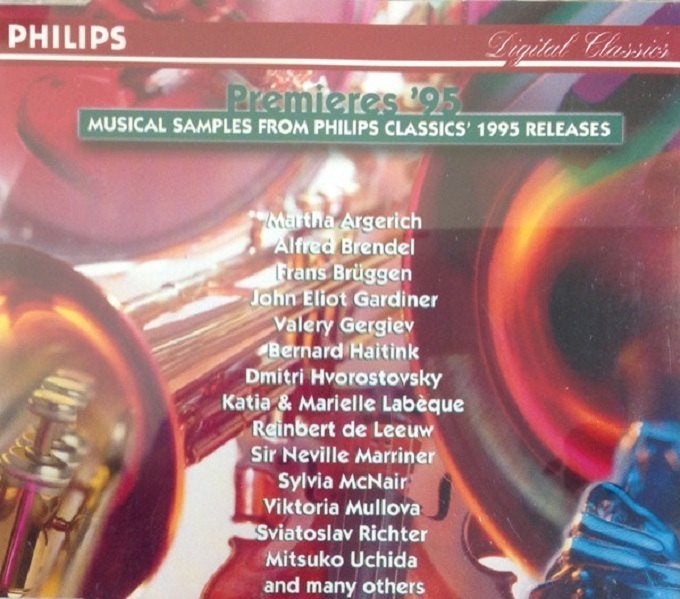 SALE--CD VARIOUS-Premieres '95 Philips Classics, Verzenden, Classicisme, Zo goed als nieuw, Kamermuziek