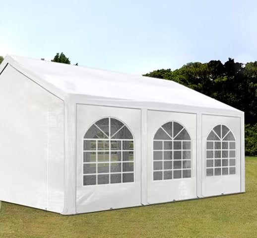 Partytent met zijpanelen 6 bij 3 meter., Tuin en Terras, Ophalen, Zo goed als nieuw, Minder dan 5 meter