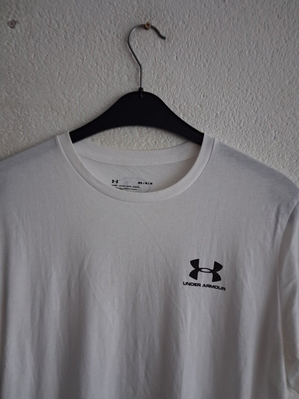 Under Armour T-shirt wit - Maat M, Maat 48/50 (M), Wit, Under Armour, Ophalen of Verzenden