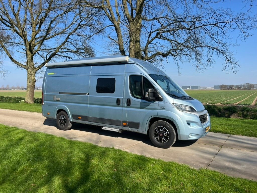 Hymer Yellowstone buscamper met hefdak en automaat, Auto's, Beige, 14 km/l, Particulier, Geïmporteerd