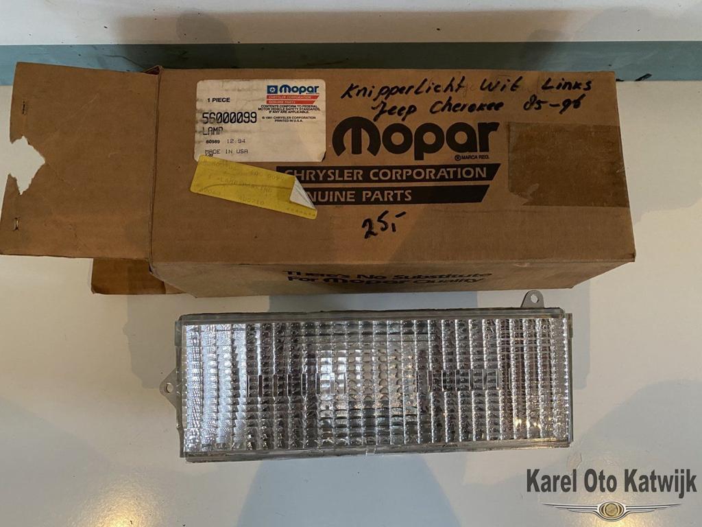 Knipperlicht wit links Jeep Cherokee 1985-1996, -, -, Nieuw, Ophalen of Verzenden