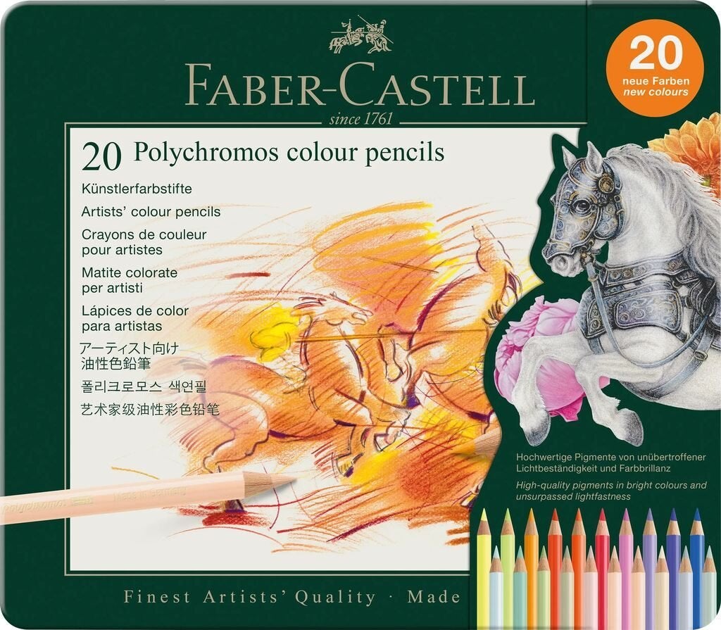 Nieuw: Faber Castell Polychromos 20 en 140 set kleurpotloden, Ophalen of Verzenden, Nieuw, Potlood of Stift