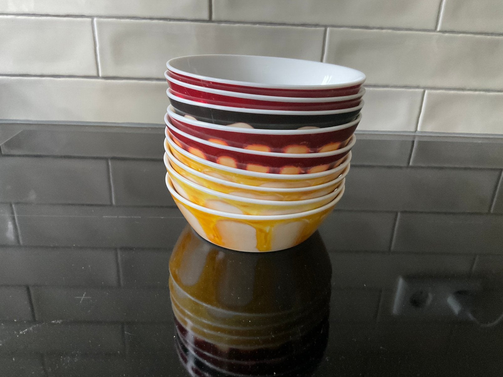 Mona toetjes puddingschaaltjes (11), Ophalen of Verzenden, Overige stijlen, Glas, Schaal of Schalen