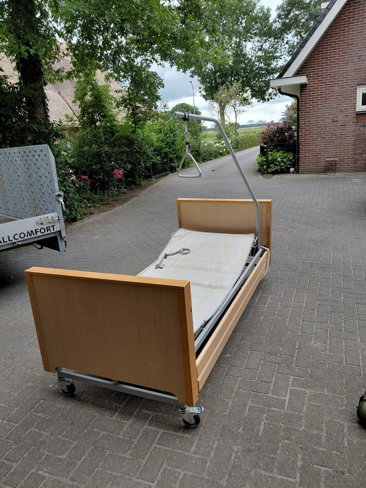 Hoog/laag bed 90x200cm - Compact en verstelbaar, Ophalen, 90 cm, Eenpersoons, 200 cm