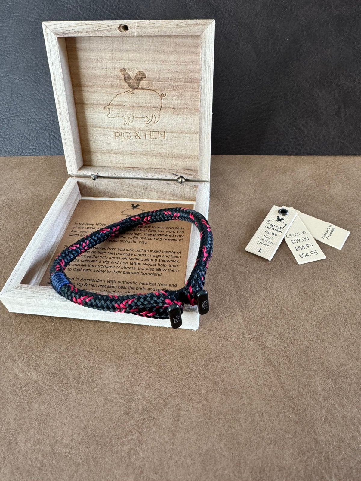Pig & Hen Icy Ike, Ophalen of Verzenden, Zo goed als nieuw, Zwart, Leer