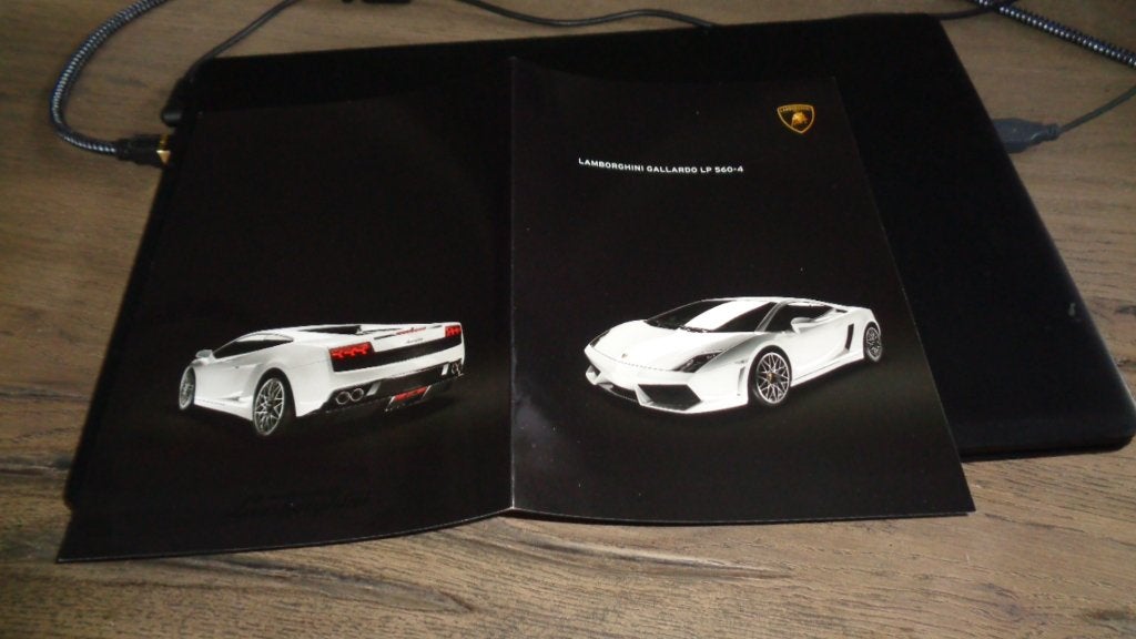 Folder  LAMBORGHINI  GALLARDO  LP  560-4  ,  1999, Verzenden, Nieuw, Overige merken