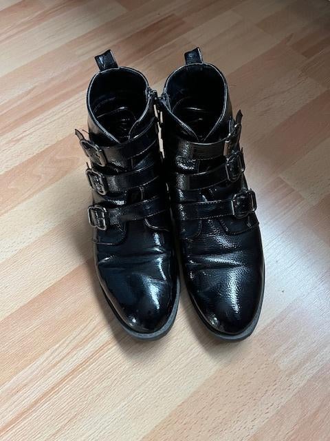 Enkellaarzen   (Maat:39), Zwart, Lage of Enkellaarzen, Ophalen of Verzenden, Trend One Young.