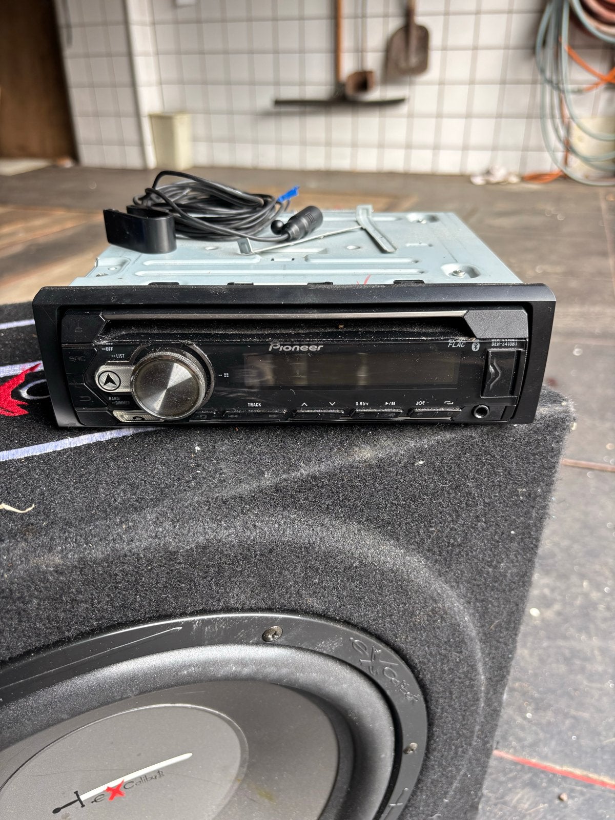 Pioneer DEH-S410BT autoradio met carkit, Auto diversen, Ophalen, Gebruikt