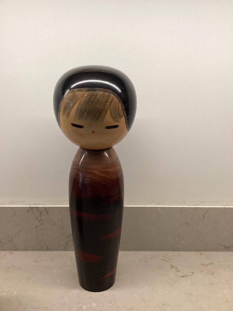 Zeldzame kokeshi pop van Wantanabe Masao, Verzamelen, Ophalen, Zo goed als nieuw