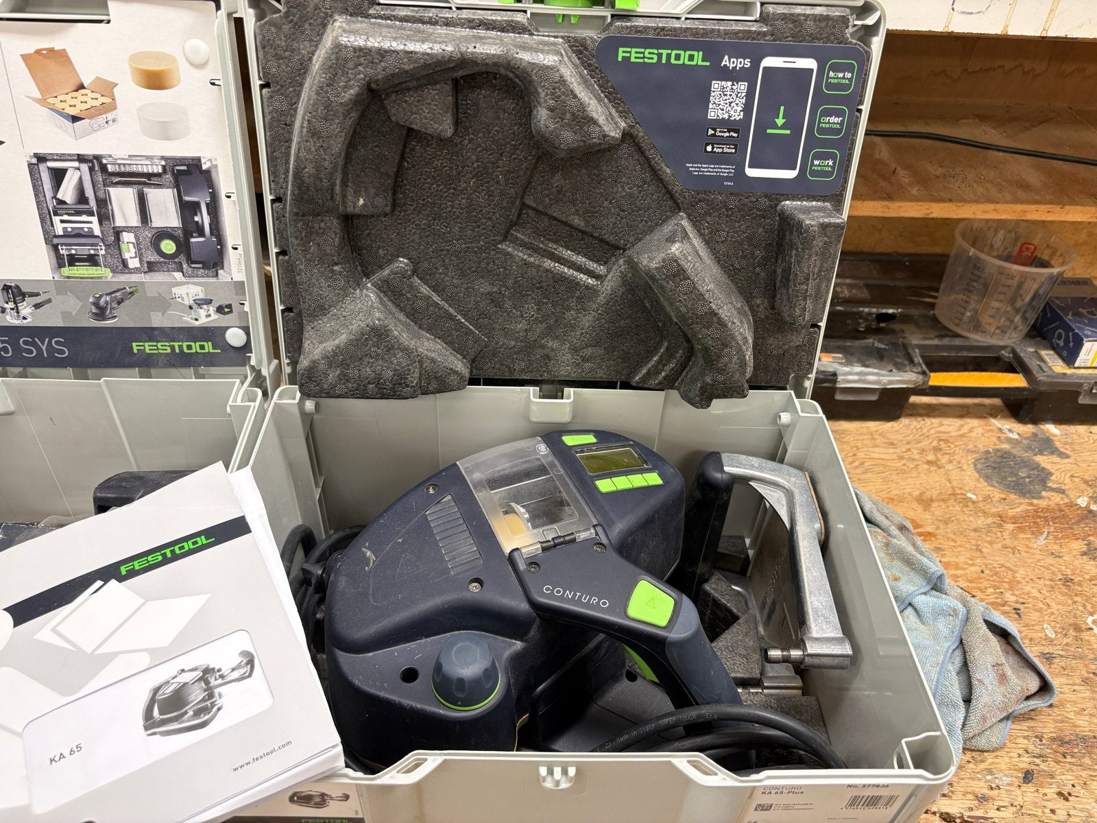 Festool Conturo KA 65 + KB-KA 65, Ophalen, Zo goed als nieuw
