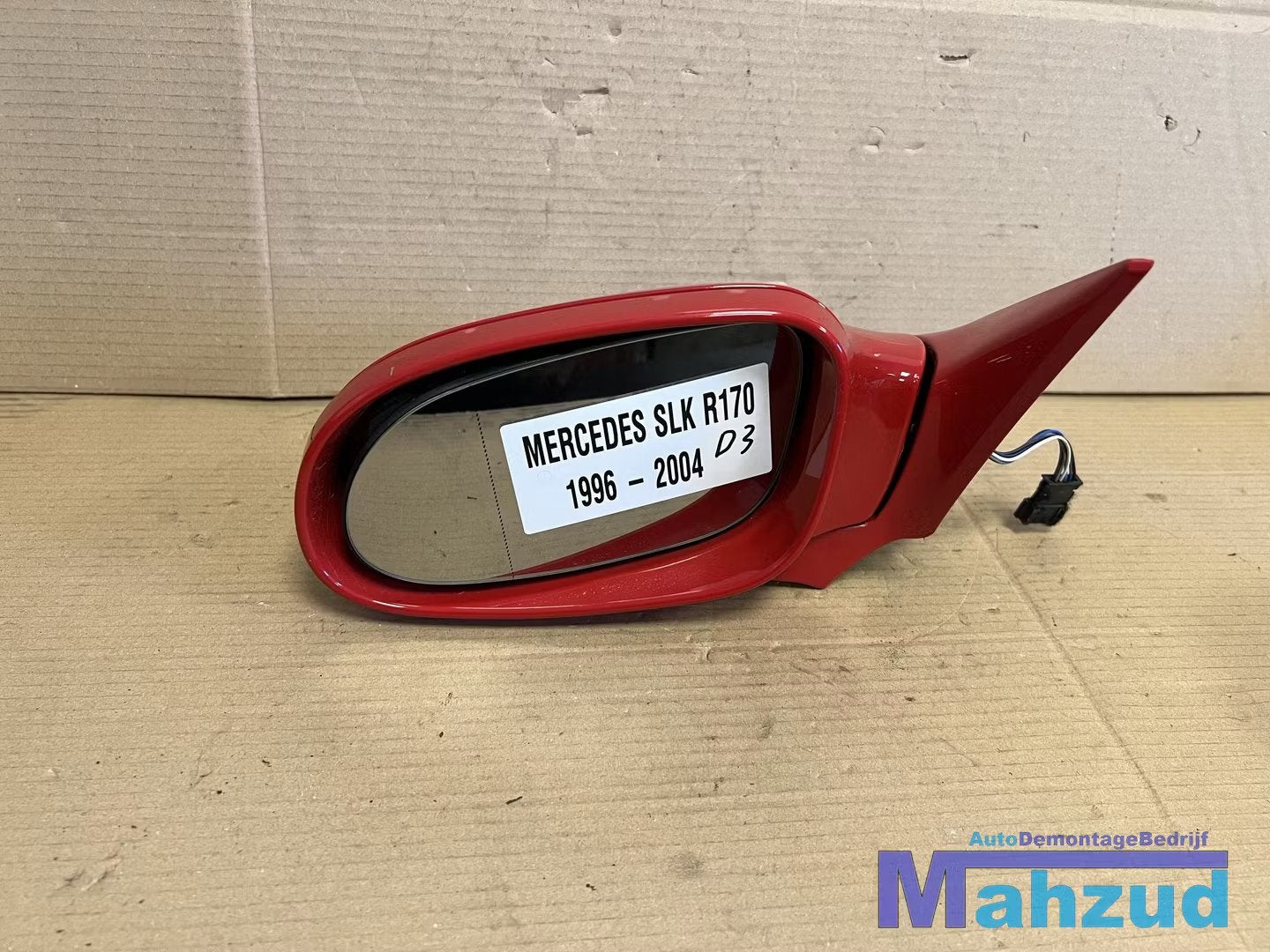 Mercedes SLK R170 Rood Links spiegel met knipperlicht 1996-2, Gebruikt, Mercedes-Benz AG, Mercedes-Benz, Ophalen of Verzenden