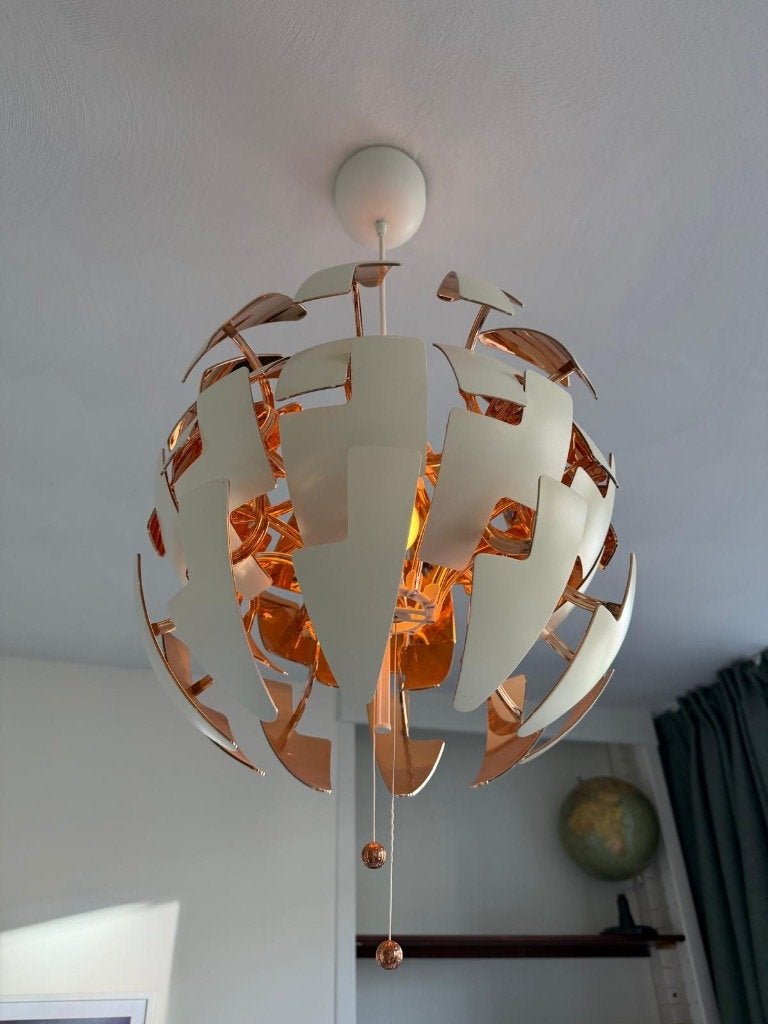 Ikea PS 2014 lafondlamp, Ophalen, Kunststof, Gebruikt, Inclusief lichtbron