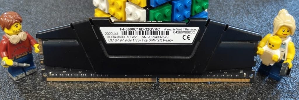 G.Skill Ripjaws V F4-3600C16D-32GVKC DDR4 Geheugen, DDR4, Ophalen of Verzenden, Zo goed als nieuw, Desktop