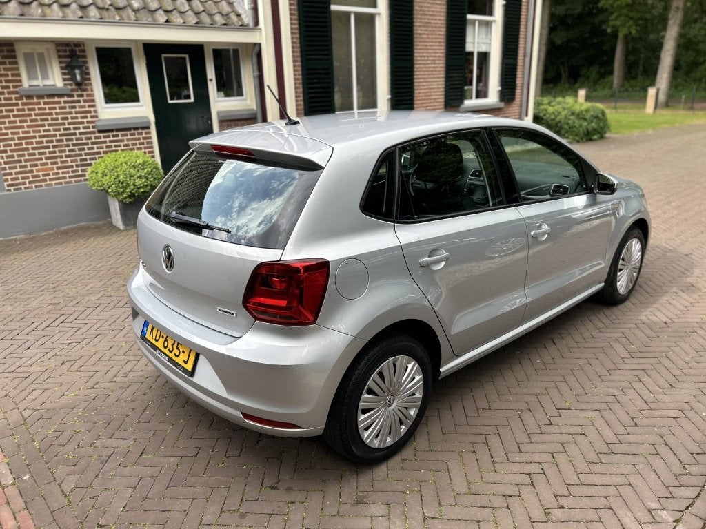 Volkswagen Polo 1.0 5-drs. Airco, Cruise, Carplay NL-auto! 9, 21 km/l, Stof, Euro 6, Met garantie (alle)