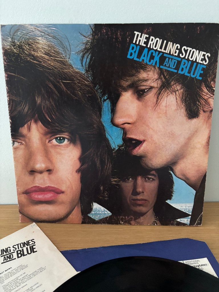 LP - the rolling stones - black and blue, Gebruikt, Inclusief binnenhoes, Ophalen of Verzenden, 1970 - 1979