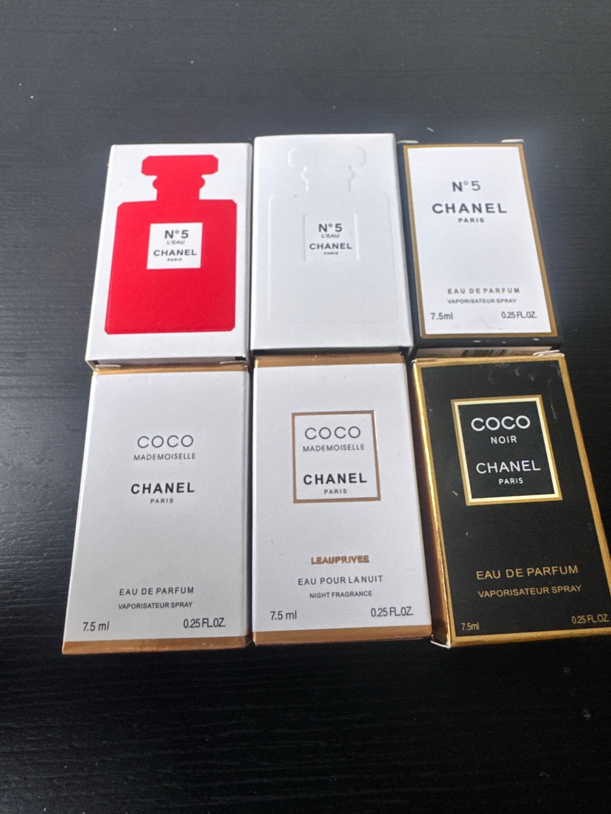 Set van 6 Chanel miniaturen - mini’s 7.5 ml, Ophalen of Verzenden, Nieuw, Miniatuur
