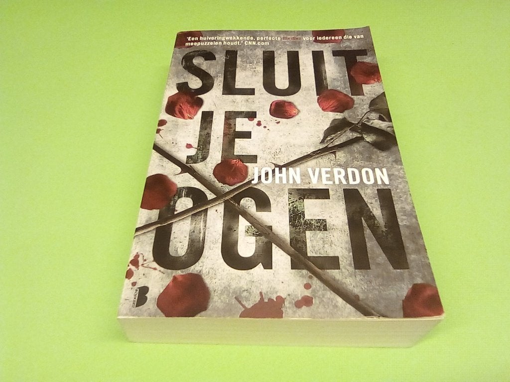 Sluit Je Ogen - John Verdon (Thriller), Ophalen of Verzenden, Zo goed als nieuw, John Verdon