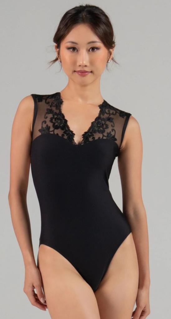 Ballet Rosa Balletpakje Zwart Kant - Maat XL (valt kleiner), Ophalen of Verzenden