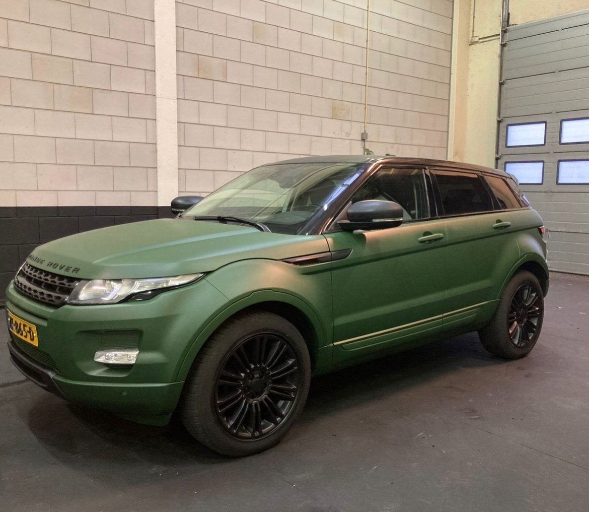 Land Rover Range Rover Evoque SI4 4WD AUT 2012 Camo Green, Auto's, Automaat, 1800 kg, Zwart, 4 cilinders