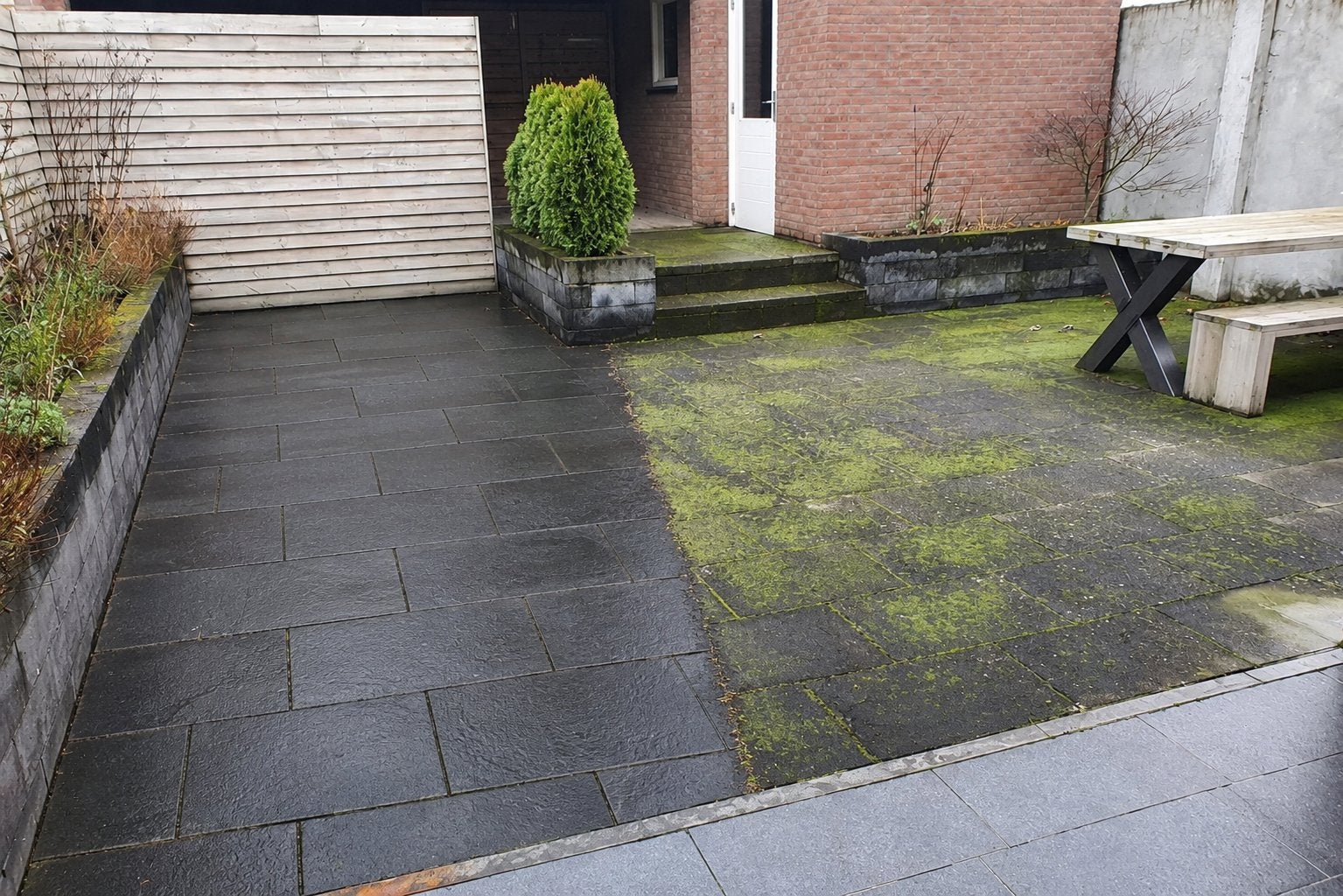 Oprit, terras & tegels reinigen – vanaf €4,50 per m², Tuin en Terras, Ophalen, Nieuw, Beton, Terrastegels