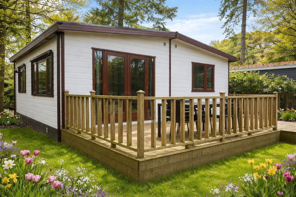 Chalet B70a – Resort de Heimolen (30 jaar erfpacht), Noord-Brabant, 2 slaapkamers, Verkoop zonder makelaar, Chalet
