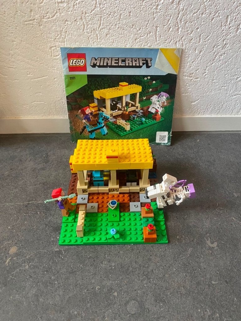 Lego Minecraftset De Paardenstal, Ophalen, Gebruikt, Minecraft, Lego