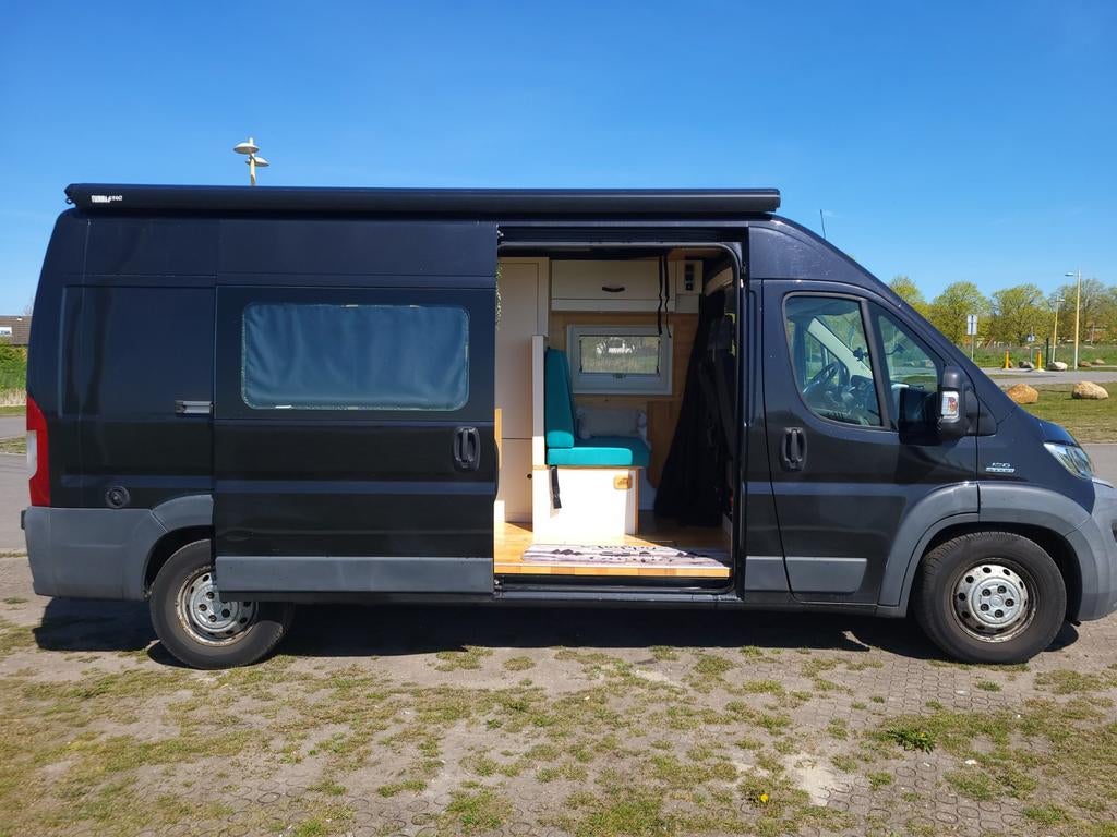 Fiat Ducato Maxi 3.0 MultiJet 180 pk Buscamper (2015), Buscamper of Camperbus, Luifel, Particulier, Airbags