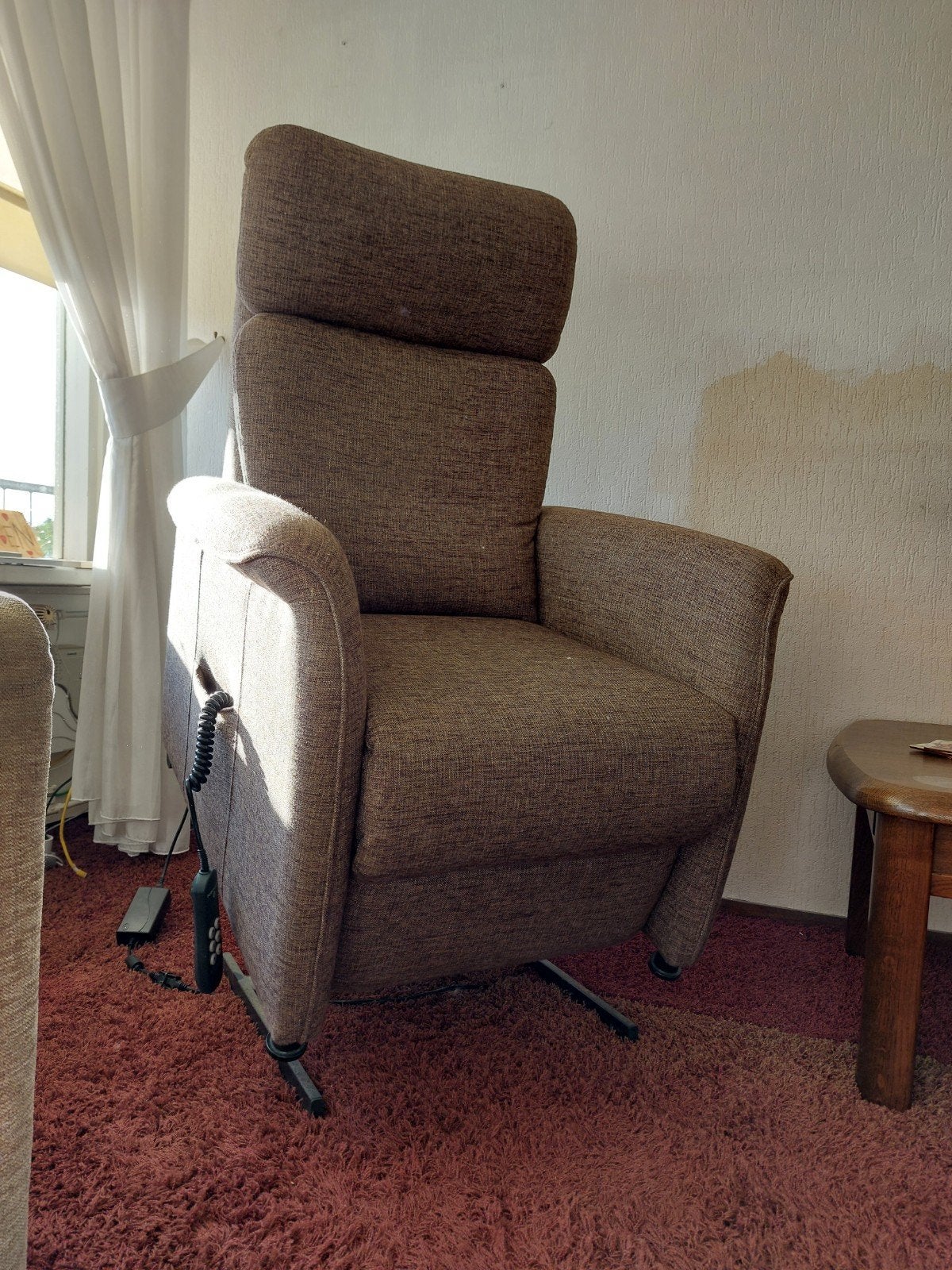 Sta op stoel relax fauteuil, Ophalen, Gebruikt, Stof, 50 tot 75 cm