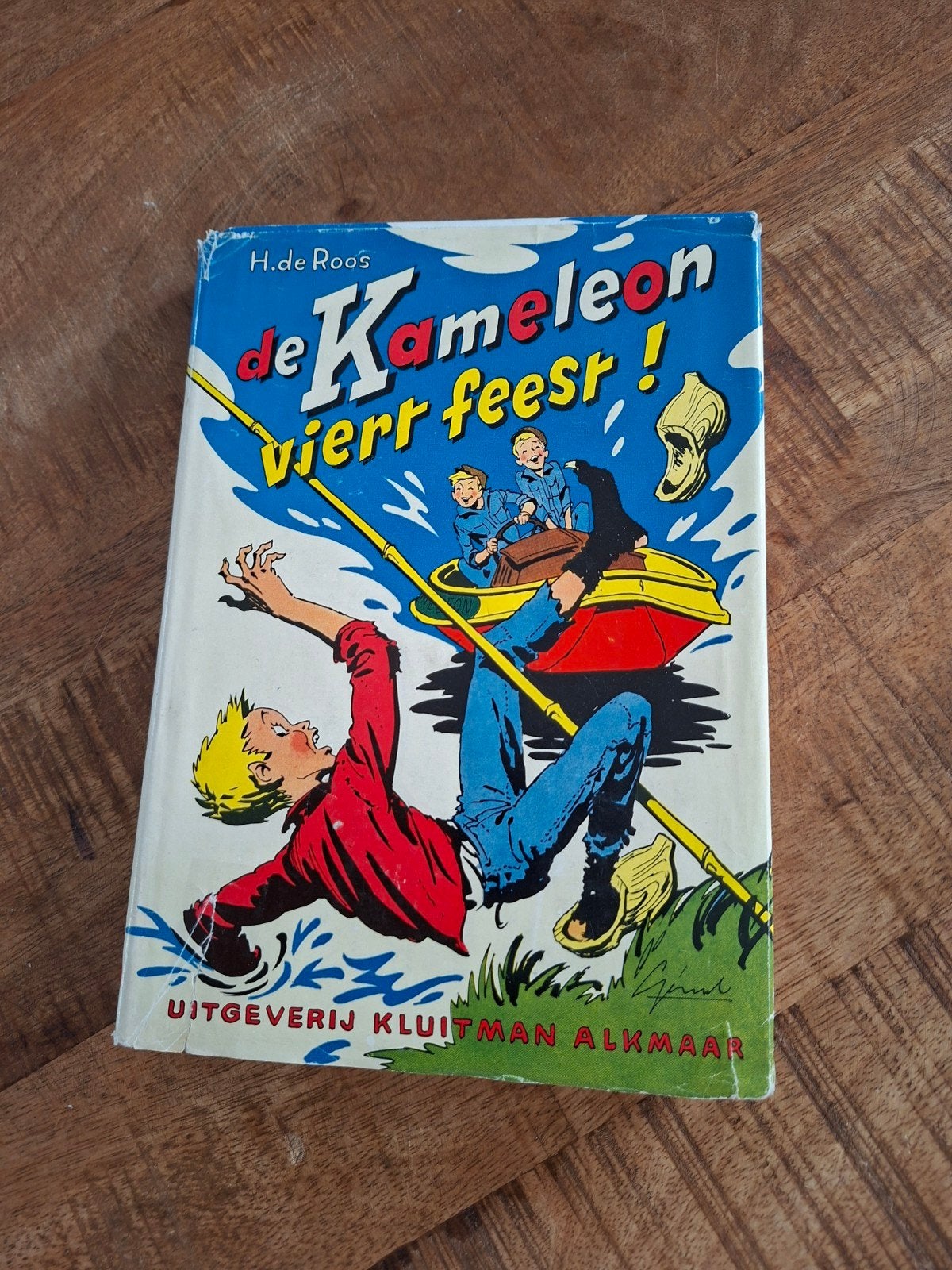 De Kameleon viert feest! 1e druk uit 1964 - H. de Roos, Boeken, Ophalen of Verzenden
