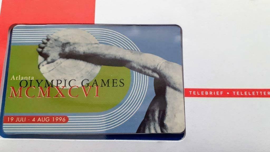 Telebrief 10 Atlanta Olympic Games MCMXCVI - 1996, Verzamelen, Telefoonkaarten, Verzenden, Nederland