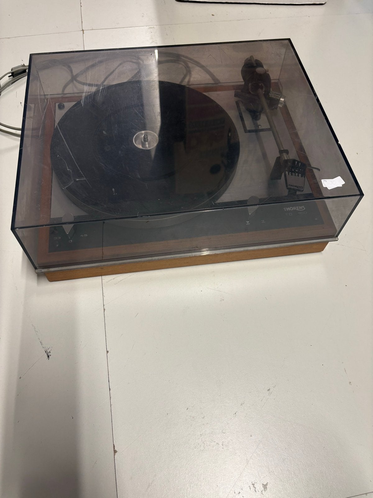 Thorens TD 160 Platenspeler - Klassieke Hifi, Ophalen, Gebruikt, Platenspeler, Thorens